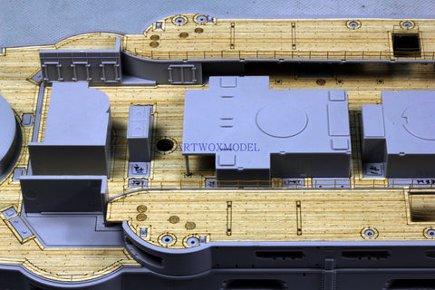 Artwox model wooden deck for Hobby boss 82002 Japanese Navy Mikasa battleship 1912 wooden deck AW30011