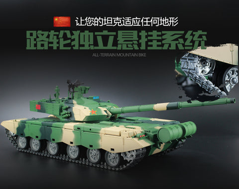 HengLong 1/16 China 99A main battle tank 3899A-1 remote control metal model 2.4 G parade wolf toy