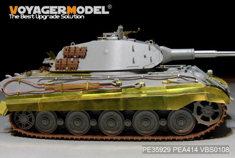 Voyager Model Metal Etching Sheet PE35929 World War II German Tiger tank (Porsche turret) transformation