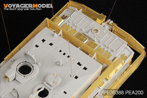 Voyager Model Metal Etching Sheet PE35388 Challenger 2 etch (trumpet) for main battle tank fence armored upgrade