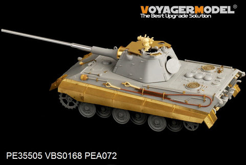 Voyager PE35505 World War II German E-50 plan upgrade of the chariot with metal etch (trumpeter)