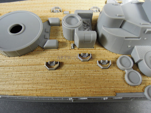 Artwox model wooden deck for HASEGAWA 40151 Japanese battleship "Yamato" battleship wooden deck AW50047