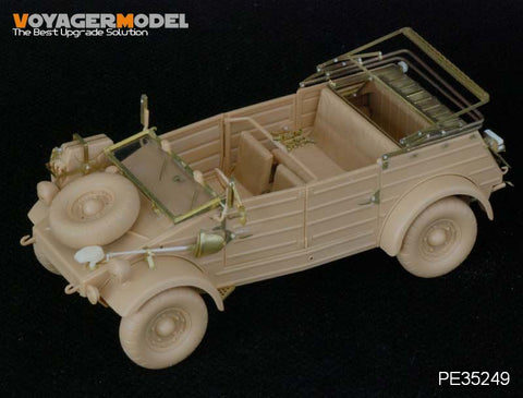 Voyager PE35249 World War II Germany 82 barrel car upgrade metal etching parts (T Society)