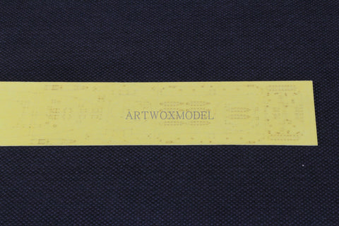 Artwox model wooden deck for HASEGAWA 43170 Japanese Navy Mikasa battleship 3M cover paper AM20030