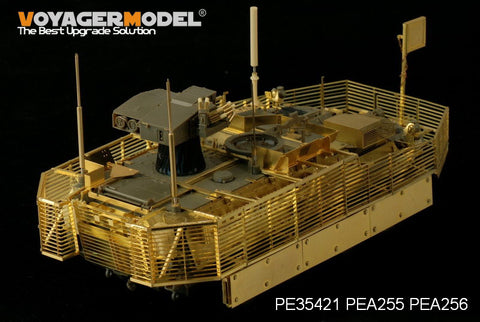 Voyager model metal etching sheet PEA256 "West Rick" armored vehicle is a IED jammer / high power antenna / identification board.