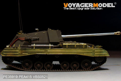 Voyager Model Metal Ealing Sheet PEA415 World War II British artillery self propelled anti tank gun side skirts and additional modifications