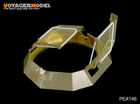 Voyager model metal etching sheet PEA146 Sd.Kfz.222 and 250/9 armored vehicle turret protective net metal etch (2)