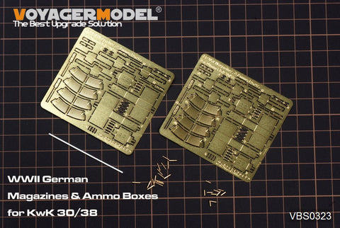 Voyager Model Metal Ealing Sheet VBS0323 World War II German Flak30/38 cartridge and cartridge Kit (GM)