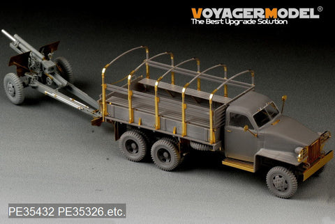 Voyager model metal etching sheet PE35432 stu Beck US6 2.5 ton ten wheel truck upgrade metal etching parts