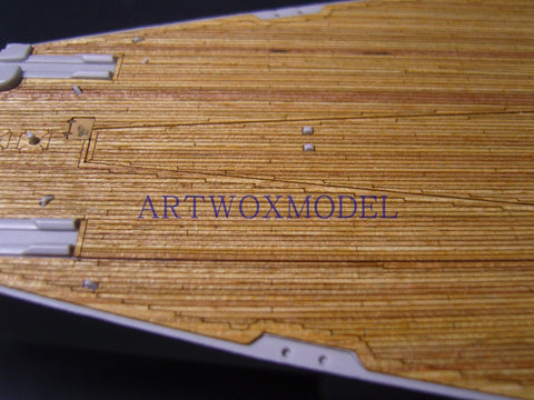 Artwox model wooden deck for trumpeter 03702 Bismarck battleship wooden deck AW30003A