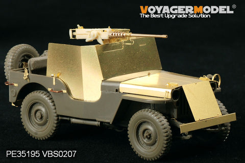 Voyager model metal etching sheet PE 35195 World War II Willis MB Combat Land Cruiser Armoured Modified Metal Erosion