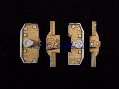 Artwox model wooden deck for Seals models SMP001 Japanese Navy warship Mikasa wood deck AW20042