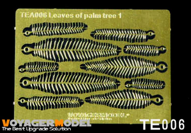 Voyager model metal etching sheet VS001 leaves I (original TE006)