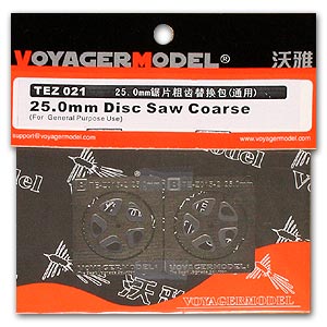 Voyager model metal etching sheet TEZ021 25.0mm saws coarse tooth replacement package