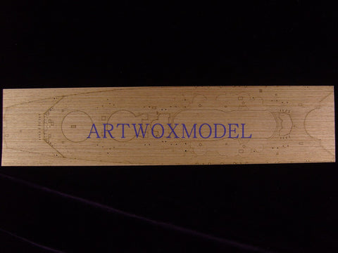 Artwox model wooden deck for Tamiya 78025 big and battleship new PE suite wooden decks AW10050A