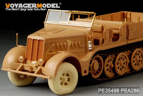 Voyager PE35498 Sd.Kfz.9 18 ton semi crawler tractor upgrade with metal etchant