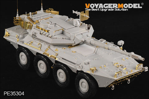 Voyager PE35304 VRC-105 "Centauri" Wheel Combat Reconnaissance vehicle upgrade, Reconstruction and etching