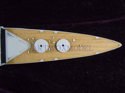 Artwox model wooden deck for Airfix A04202 British Navy cruiser USS Hood wooden deck AW50020