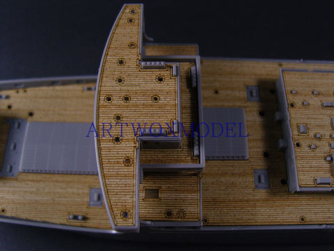 Artwox model wooden deck for Hasegawa 40082 Japan Ikekawa Maru Pill Diving Master Ship AW10085