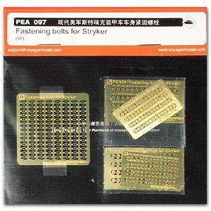 Voyager pea 097 U.S. " stryker" series wheeled armored vehicle body fastening bolt metal etching part