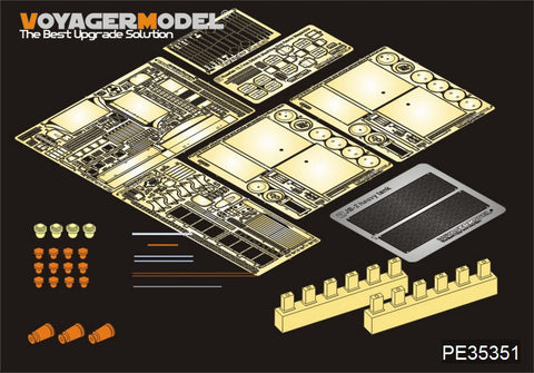 Voyager PE3551 JS-1 / 2 / 2m Metal etching(Dragon) for upgrading of Stalin heavy combat vehicles