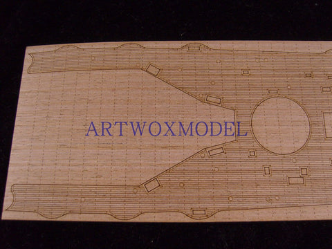 ARTWOX Model Wooden Deck for /Combrig3534FH tiger battleship cruiser wooden deck AW10073