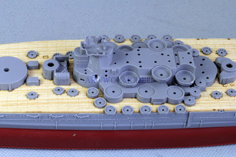 Fujimi 460031 Kii Japanese naval battleship 3M cover paper wood deck PE AM20017A