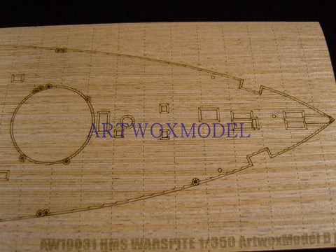 Artwox model wooden deck for Academy 14105 battle weary battleship wood deck aw 10031