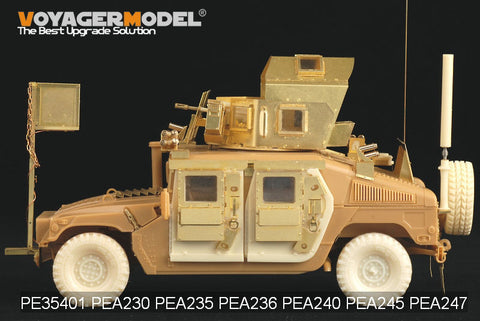 Voyager PEA247 "Hummer" combat vehicle O-GPK sniper weapon tower metal etching