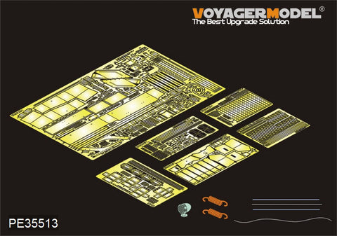 Voyager model metal etching sheet PE35513 Metal etchings for upgrading and upgrading M32B1 field rescue engineering vehicles