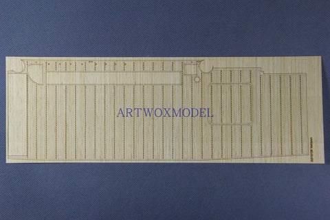 Artwox model wooden deck for Merit 65301 US aircraft carrier CV-5 York City 1943 Wood Deck AW10125A