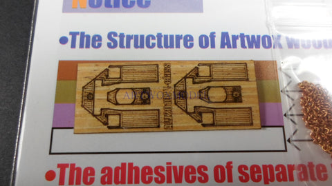 Artwox model wooden deck for Tamiya 31908 german class z destroyer z37 - z39 wooden deck aw 20107