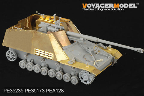 Voyager PEA128 rhinoceros self-propelled antitank artillery armor plate transformation metal etching sheet