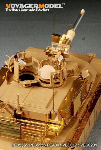 Voyager model metal etching sheet PE35556 M1A2 SEP TUSKI main battle tank additional armored metal etching