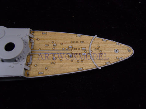Artwox model wooden deck for小号手05779 Italy Navy, battle tower, 1940 wooden deck AW20058