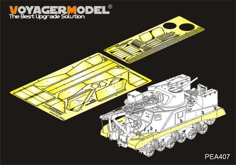 Voyager Model Metal Etching Sheet PEA407 World War II M31 tank recycling car apron transformation (with TAKOM 2088)