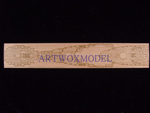 Artwox model wooden deck for dragon 7041 Pennsylvania 1944 BB-38 AW20039