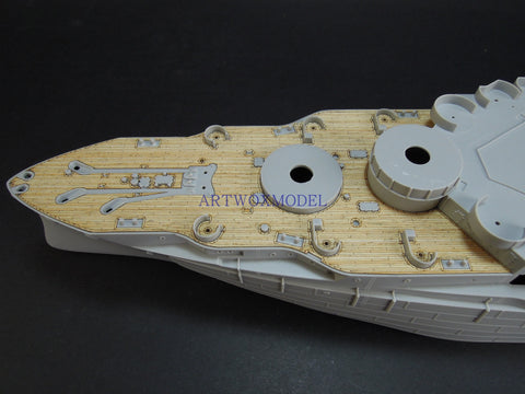 Artwox model wooden deck for Trumpeter 05339 US Navy New York BB-34 Wood Deck AW10122