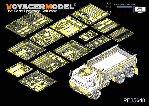 Coyager PE35648 M1083 Medium tactical truck armored cab upgrade etching