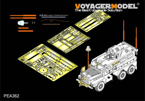 Voyager model metal etching sheet PEA 362 Modern US Cougar 6x6 Anti-Mine Ambush Vehicle Additional Modifications