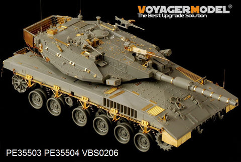 Voyager model metal etching sheet PE35504 Merkava Mk.3D main battle tank side skirt metal etching parts (MENG)