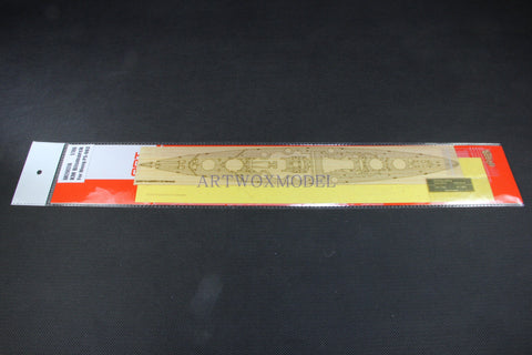 Artwox model wooden deck for MENG PS-003 De Bismarck Battleship 3M Cover Paper PE Wood Deck AM2001A