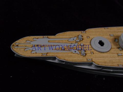 Artwox model wooden deck for dragon 7041 Pennsylvania 1944 BB-38 AW20039