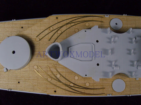 Artwox model wooden deck for Heller 81073 Dunkirk battleship wooden deck AW50018