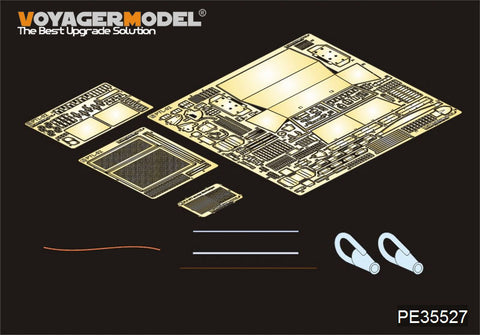 Voyager model metal etching sheet PE35527 PE35527 etch for upgrading China's wheel tank destroyers