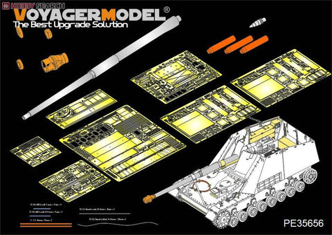 Voyager PE 35656 german " rhinoceros" self-propelled anti-tank gun retrofit ( with af 35164 )