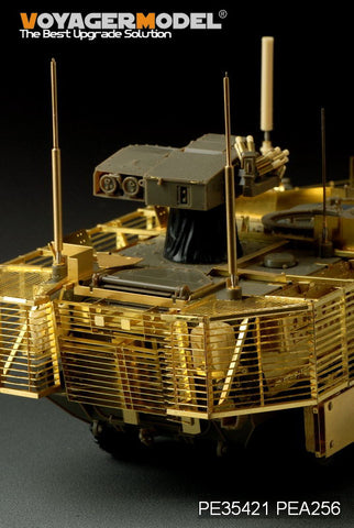 Voyager model metal etching sheet PEA256 "West Rick" armored vehicle is a IED jammer / high power antenna / identification board.