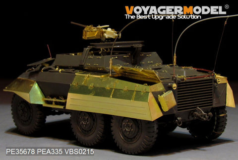 Voyager Model Metal Ealing Sheet PE35678 World War II M20 high speed armored detection vehicle basic components (including antenna)