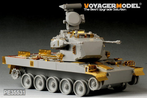 Voyager PE35531 87 type 35mm self propelled antiaircraft artillery air defense system upgrade metal etching Kit