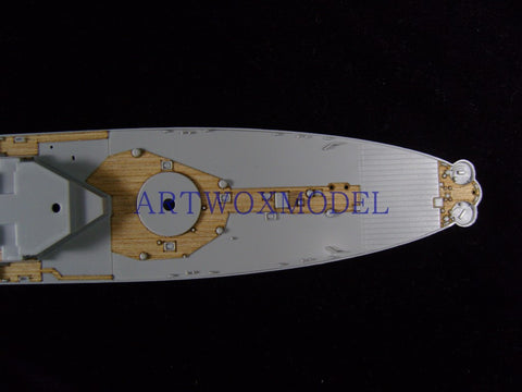 Artwox model wooden deck for Trumpeter 05702 USS New Jersey 1983 wooden deck AW20049